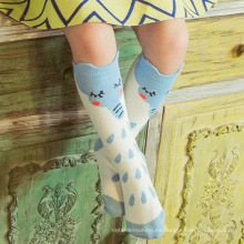 Kawaii dibujos animados calcetines hasta la rodilla niños fanny calcetines hasta la rodilla niñas medias hasta la rodilla